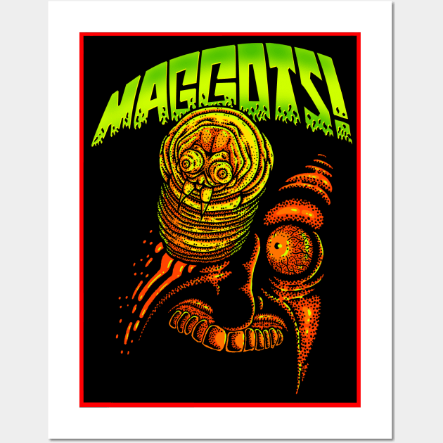 Maggots! Wall Art by PD_ToonShop